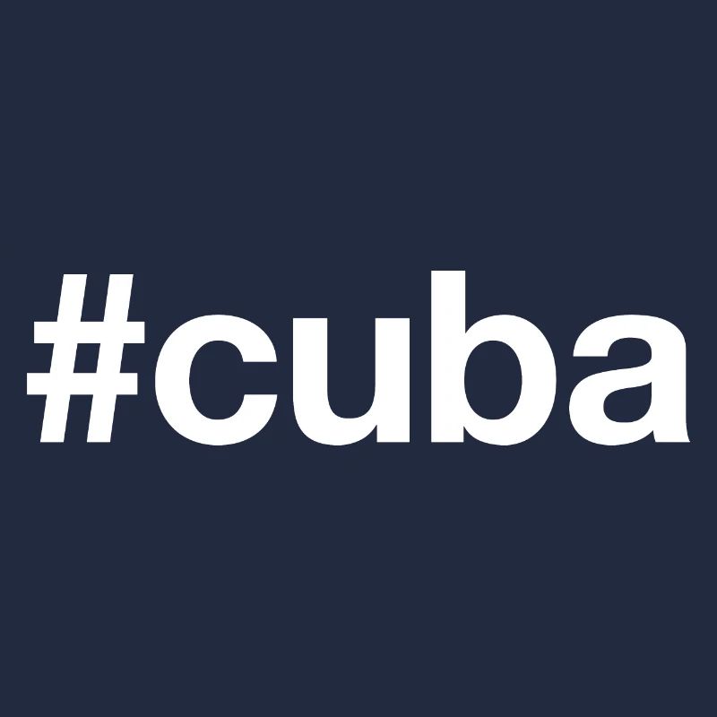 CUBA Hashtag Kuba