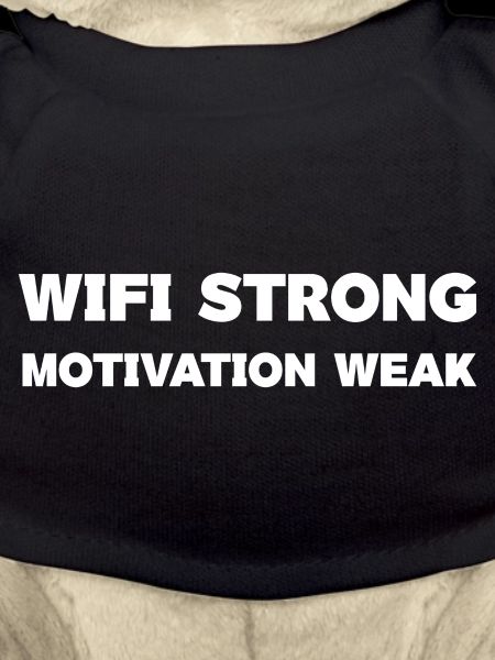 Bold WET STRONG Motivation Print