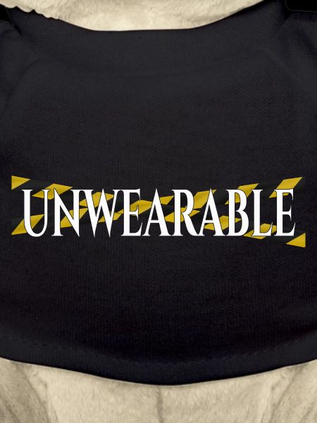 Untragbar – Statement-Design mit Warnband