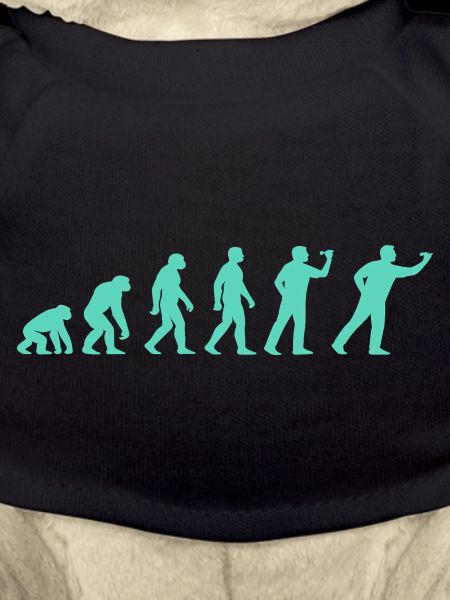 Fortschrittliche Evolutionssilhouette