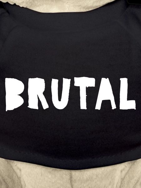 Brutal Distressed Bold Logo-Design