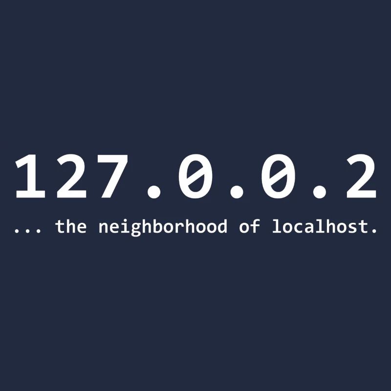 127.0.0.2 - le quartier de localhost (sombre)