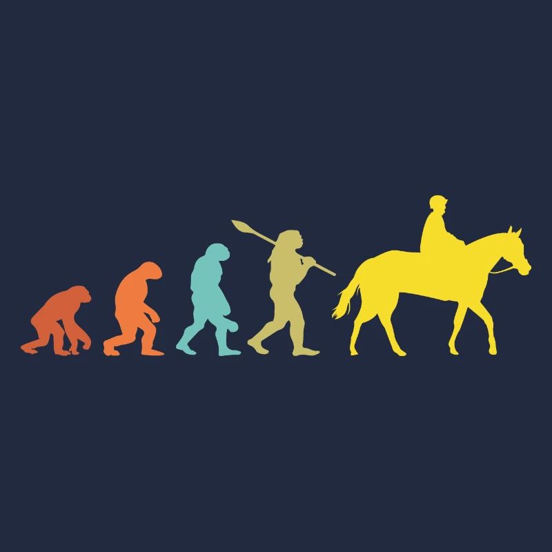 Vintage Evolution Cavalier De Cheval Cadeau