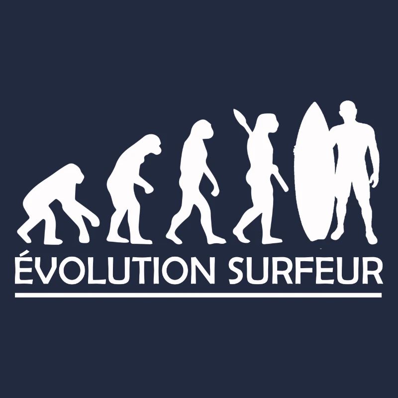 évolution surfeur / cadeau surfeur