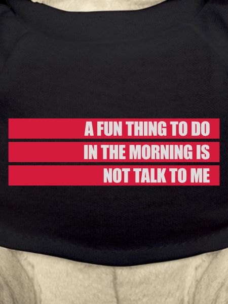 not talk to me