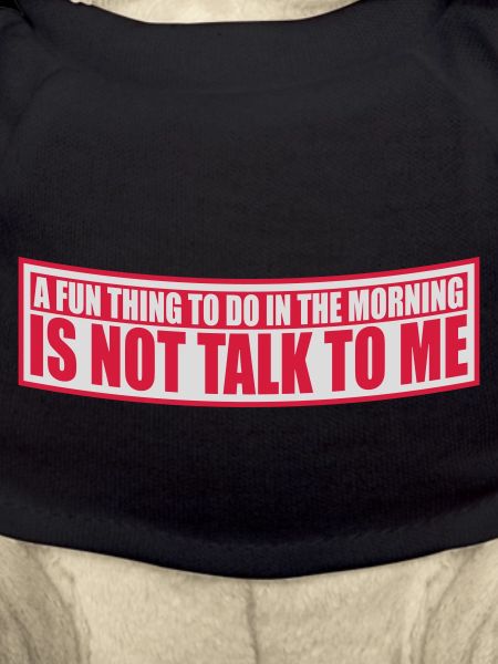 not talk to me