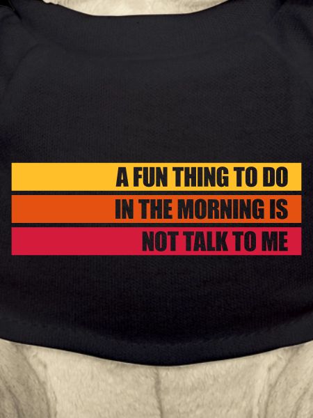 not talk to me