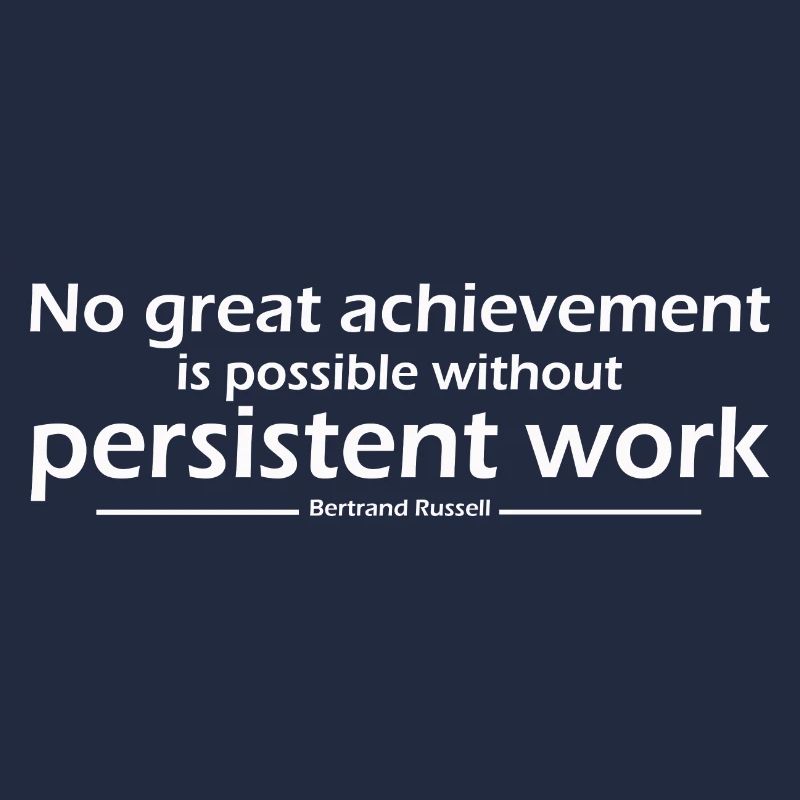 Aucune grande réalisation n’est possible sans persévérance