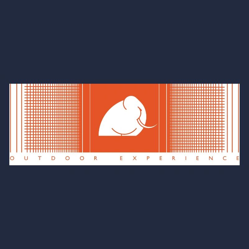 Mamood gradient check pattern orange