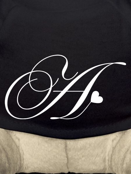 Heart Calligraphy Letter