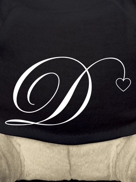 Heart Calligraphy Letter