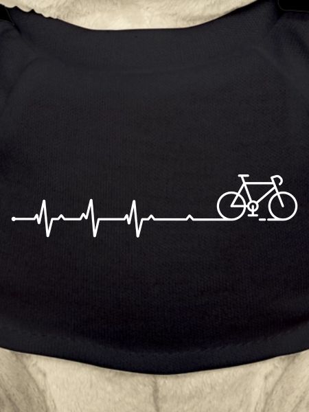 Heartbeat Bicycle Line Art
