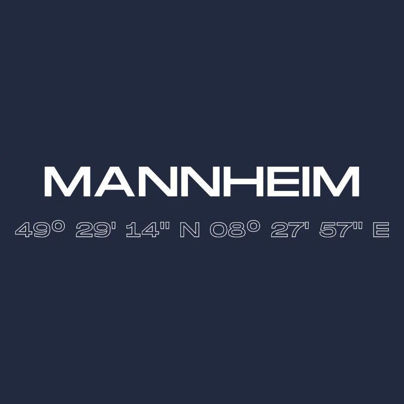 Coordonnées Mannheim