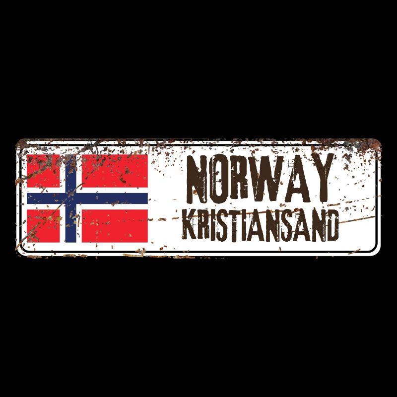 Kristiansand Norway Flag