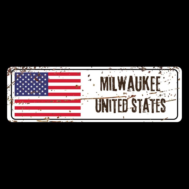 Milwaukee United States Flag