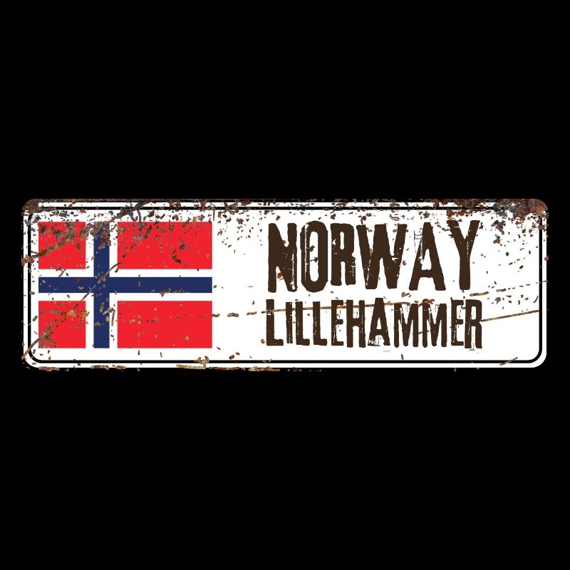 Lillehammer Norway Flag