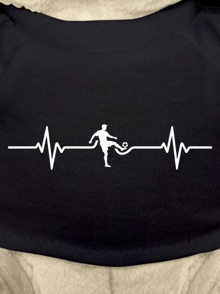 Soccer Heartbeat Line Art