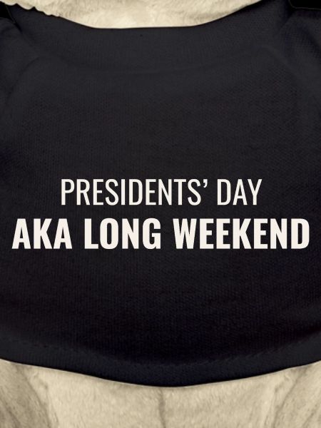 Presidents' Day AKA Long Weekend