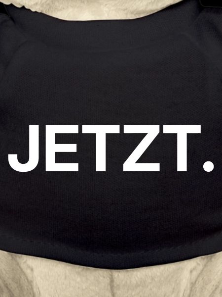 Jetzt – Minimalistisches Textdesign