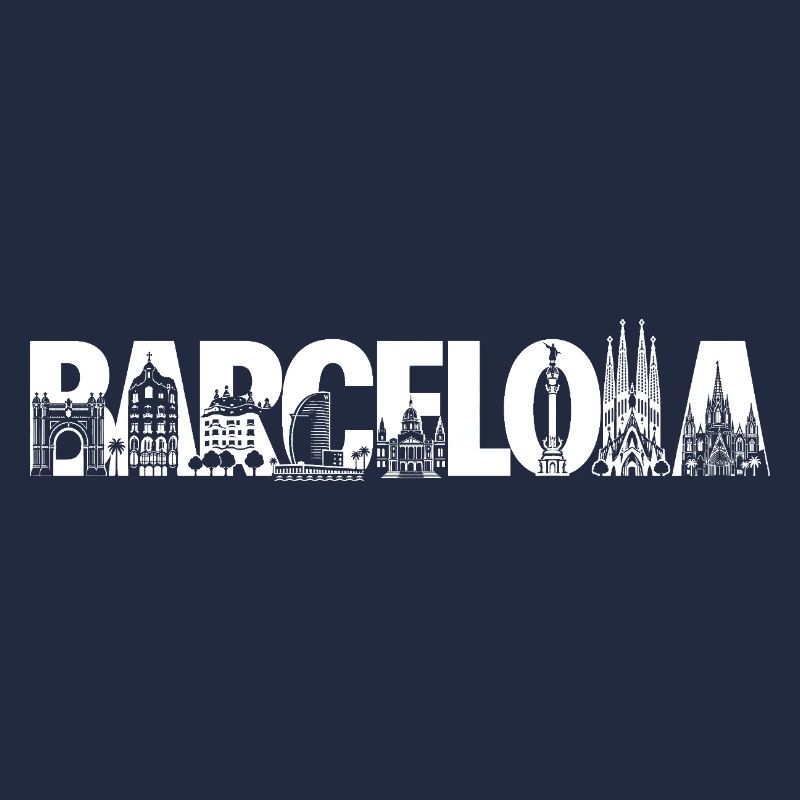 Barcelona Spanien Katalonien Sunset