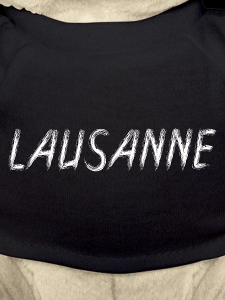 Lausanne Brush Script Emblem