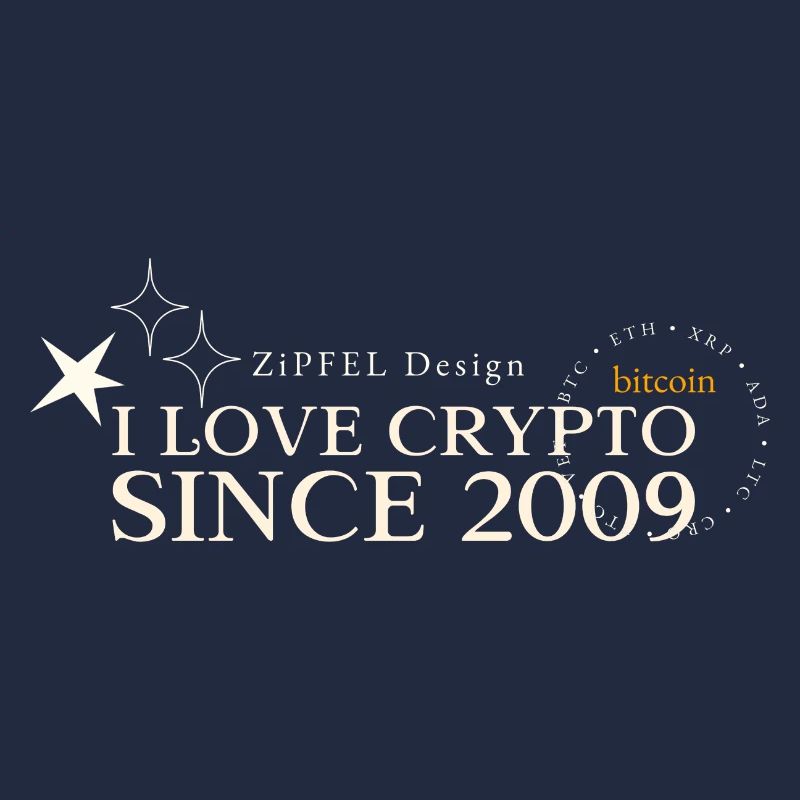 I Love Crypto since 2009 - Geschenk