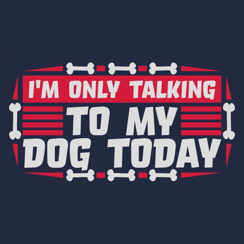 only talking to dog