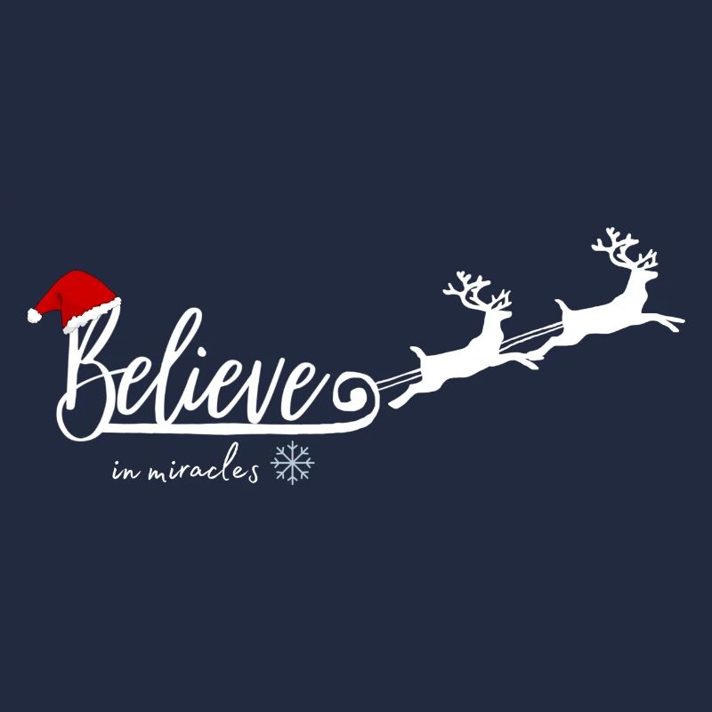 Believe in miracles_white