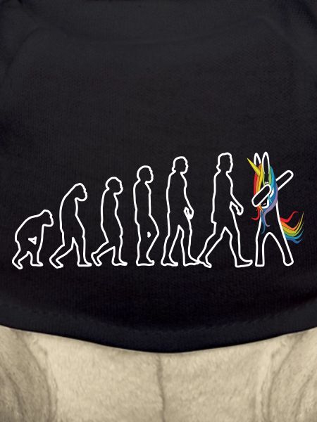 Evolution Einhorn dabbend