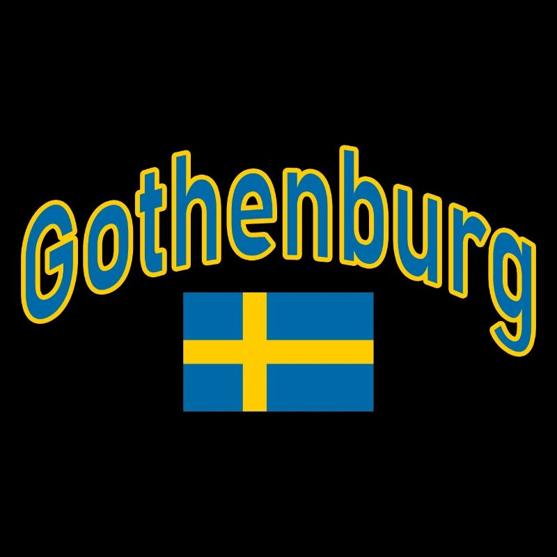 Göteborg drapeau suédois