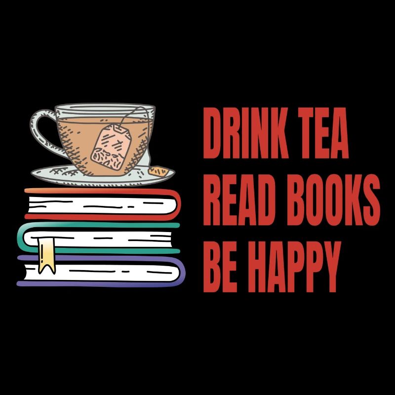 Lesen Tea Bücher Tee Buch Teetrinker Leser