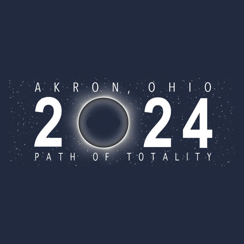 Eclipse solaire Akron Ohio 8 avril 2024