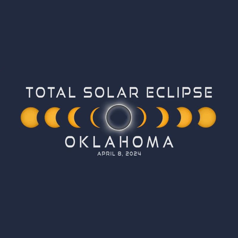 Oklahoma Solar Eclipse 2024 April 8 Souvenir
