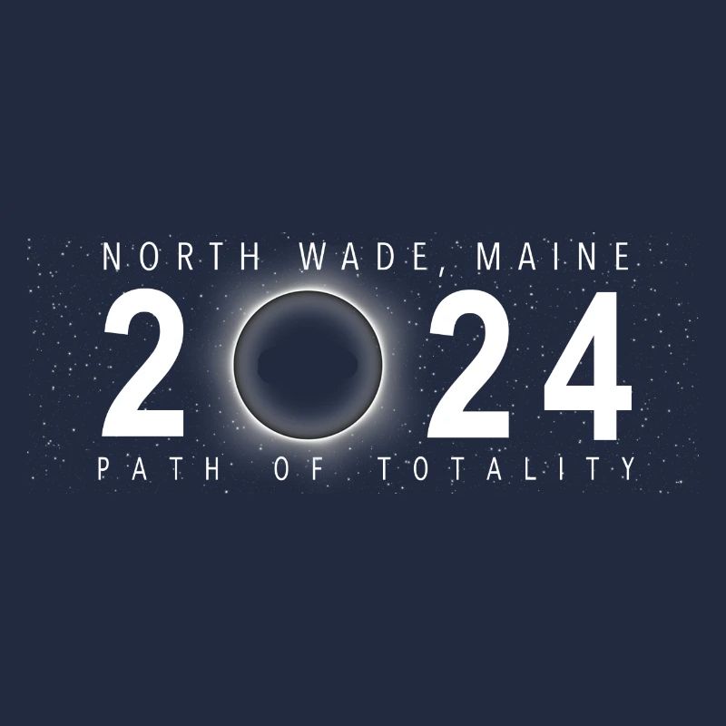 Eclipse de Soleil North Wade Maine 8 avril 2024