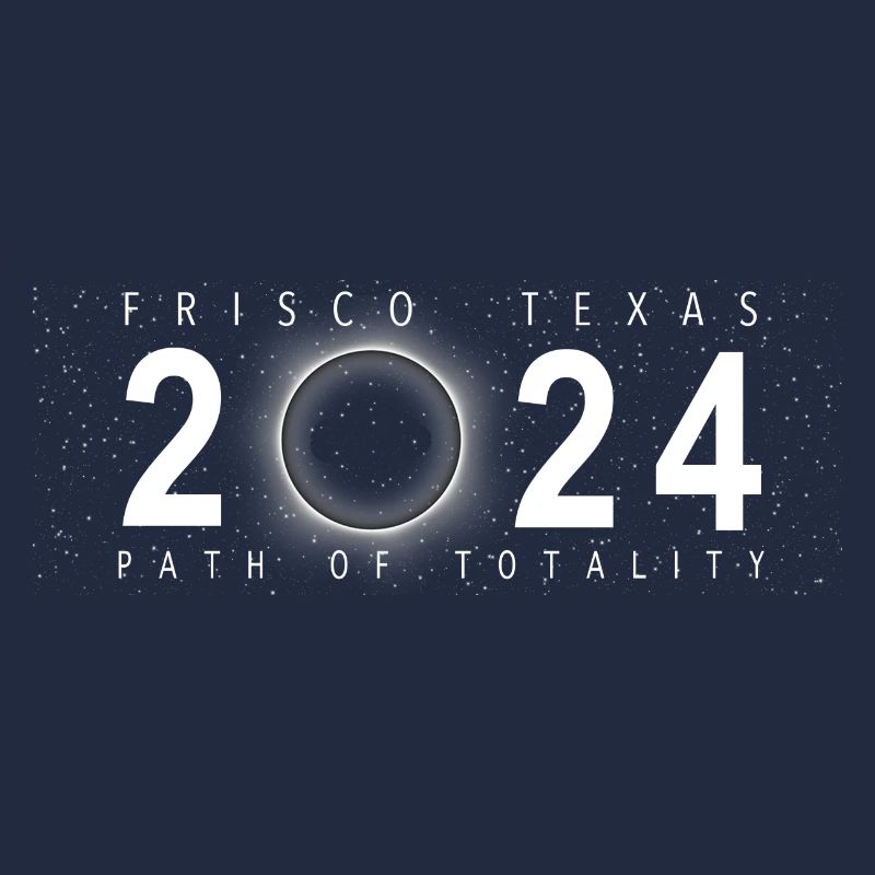 Eclipse de Soleil Frisco Texas 8 avril 2024