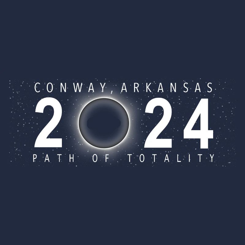 Eclipse de Soleil Conway Arkansas 8 avril 2024