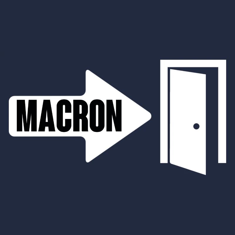 Macron la porte