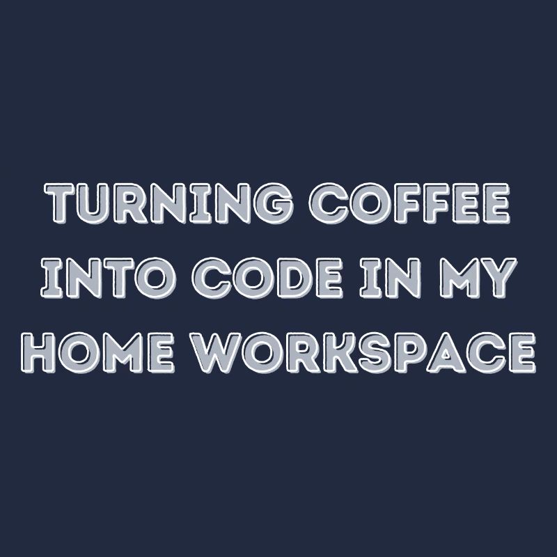 le café en code dans mon cadeau Home Workspace