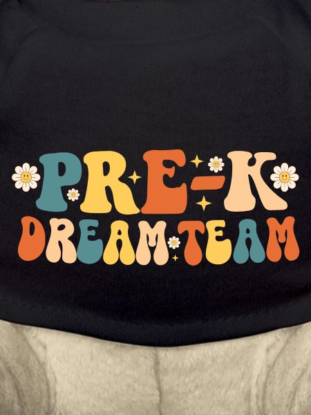 Pre-k Dream Team Retro Groovy