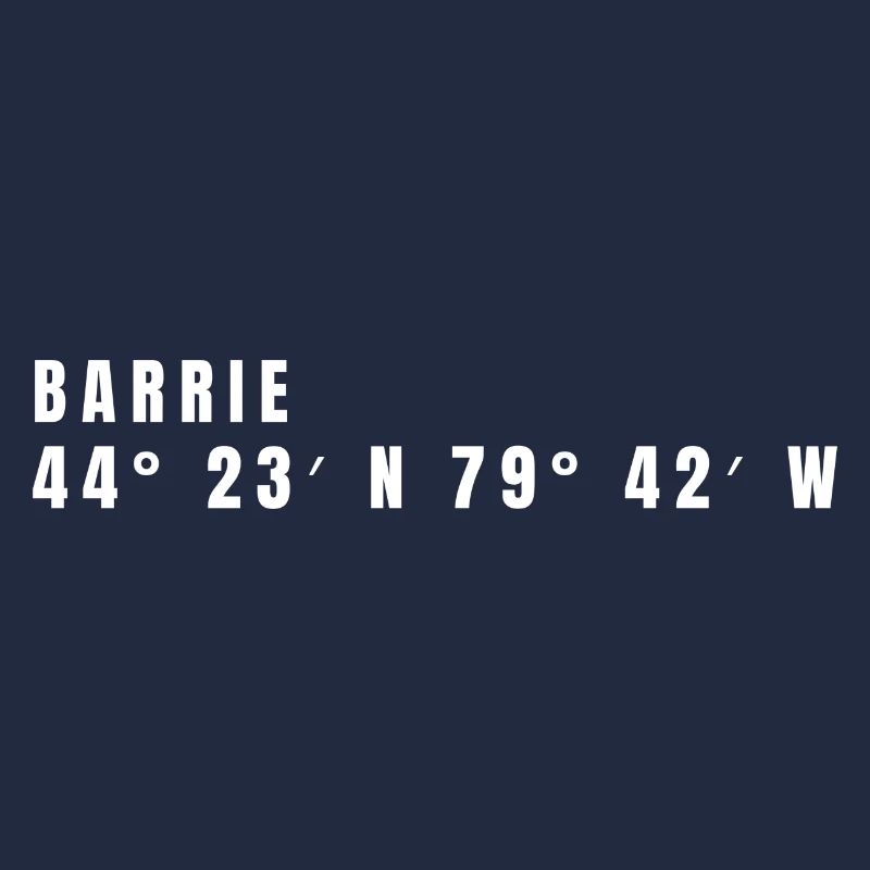 Barrie, Canada Coordonnées
