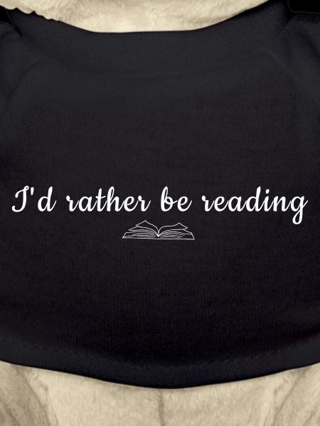 I'd Rather Be Reading Quote Tee