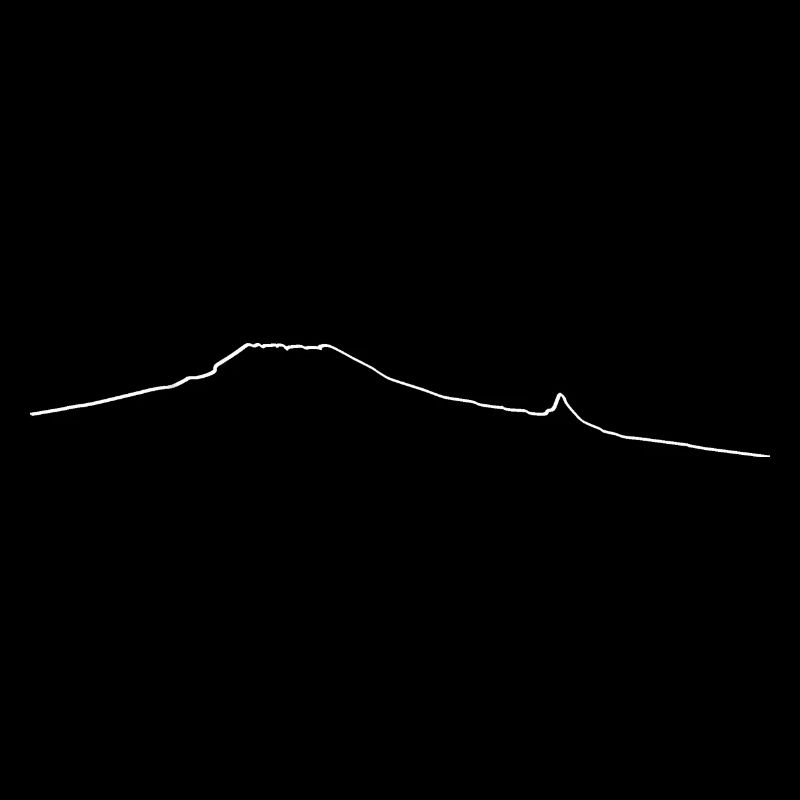 Kilimanjaro tattoo outline