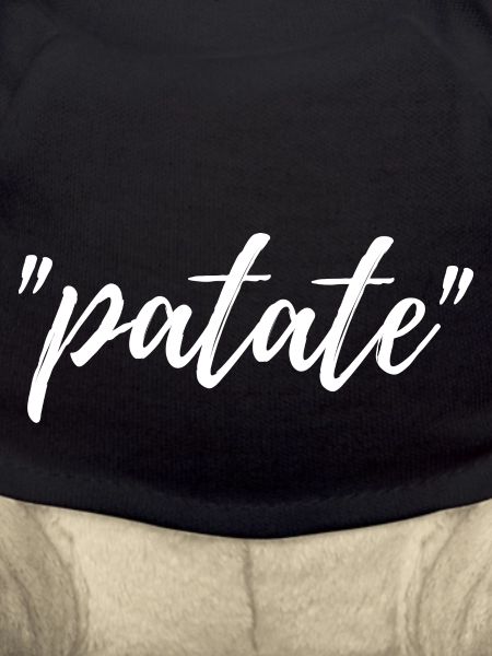 patate - message manuscrit humour autodérision