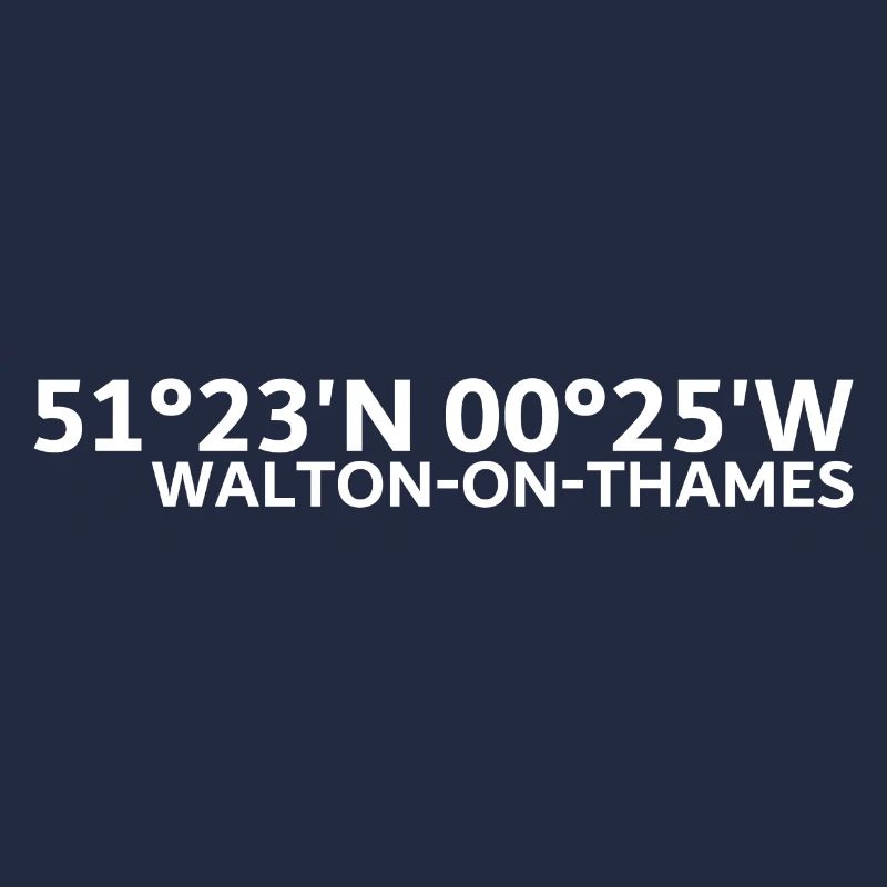 Coordonnées de Walton-on-Thames