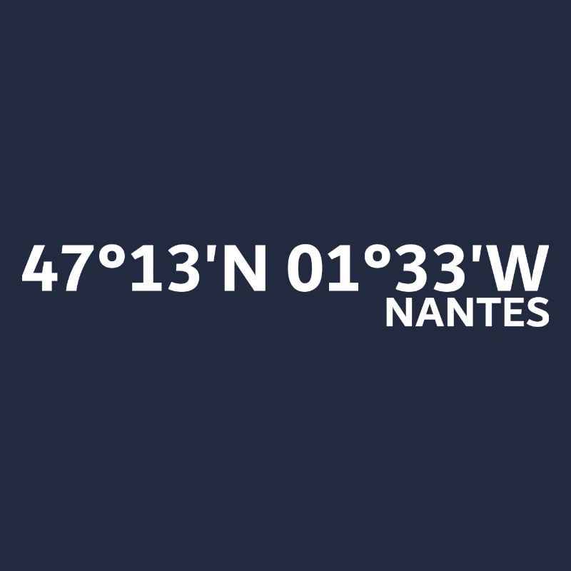 Coordonnées de Nantes