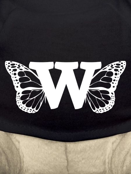 letter W butterfly