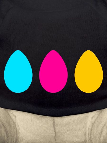 Three Easter eggs