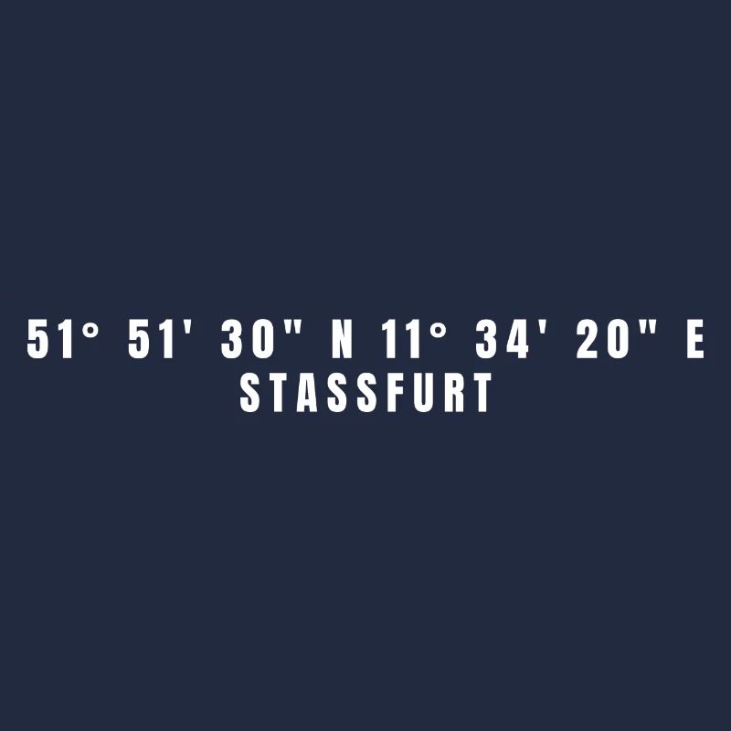 Staßfurt Saxony-Anhalt Coordinates