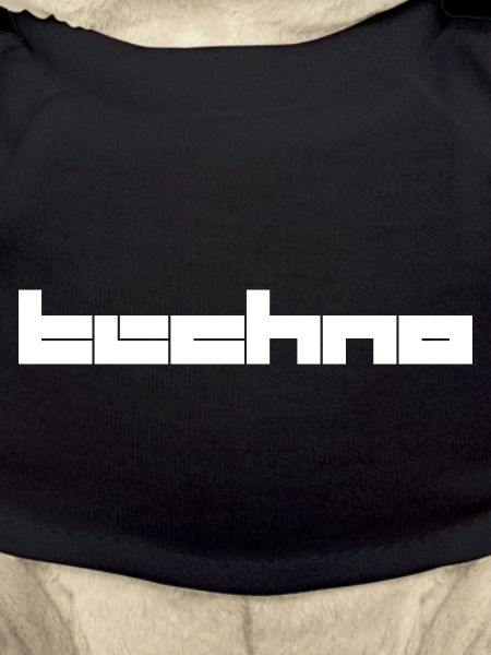 techno music geometric logo design