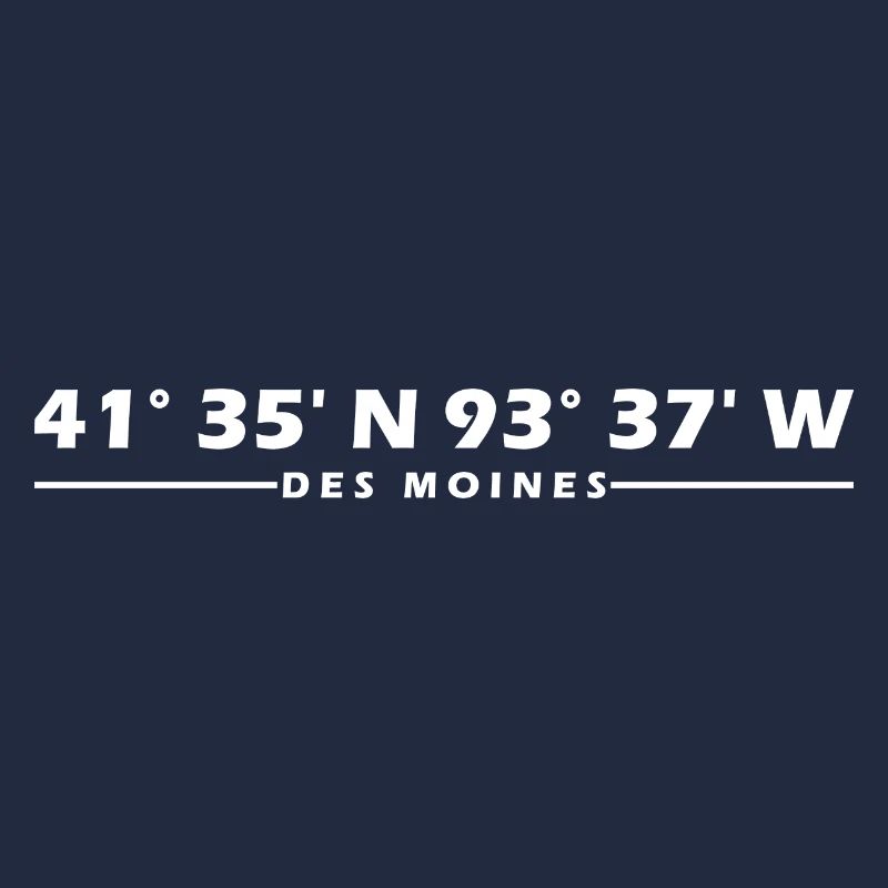 Des Moines Coordinates